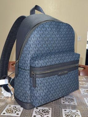 Blue MK Logo Cooper Backpack